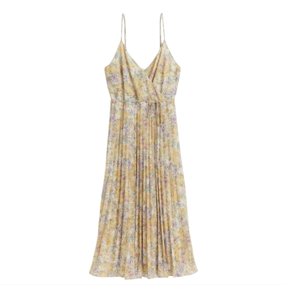 H&M Pleated wrap dress
